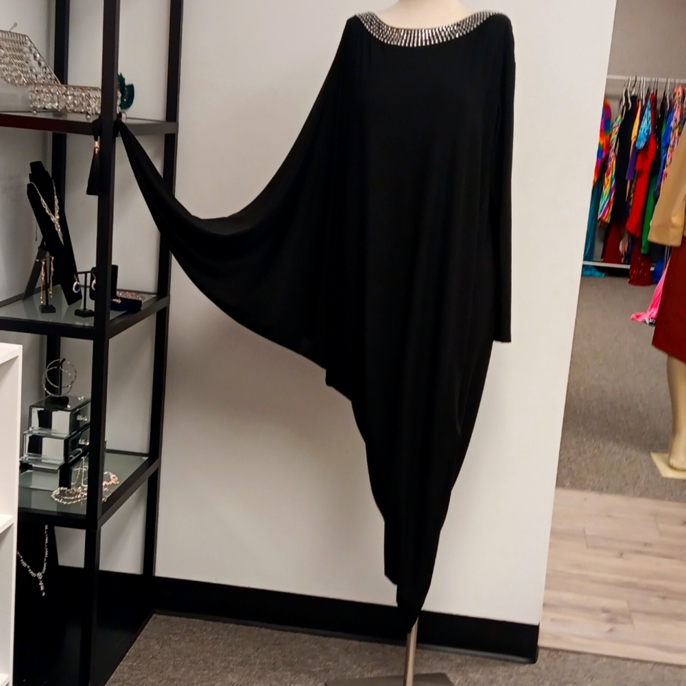 Black evening dress